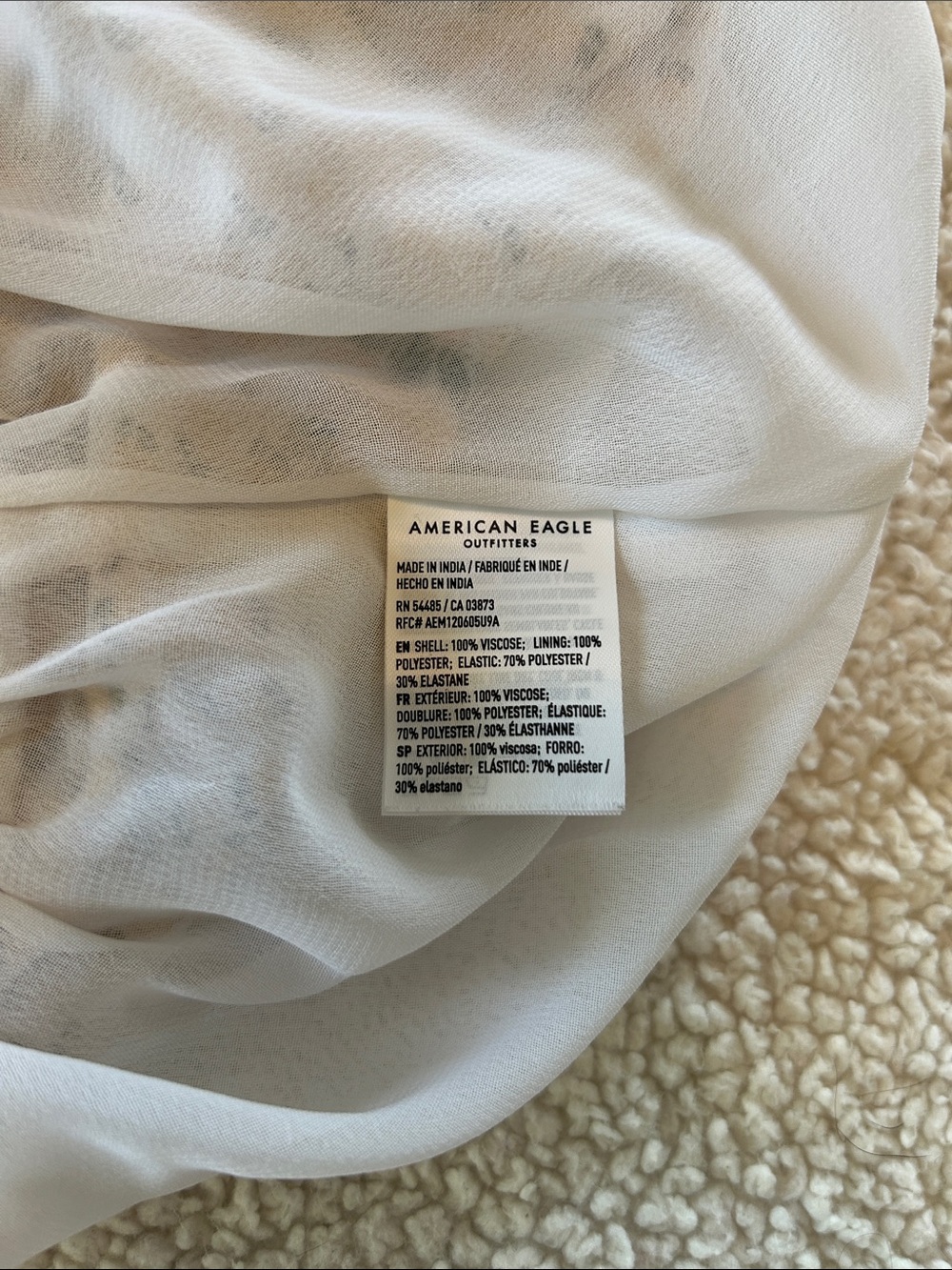 American Eagle Outfitters Yellow Floral Tiered Smocked Skirt - Picture 6 of 7